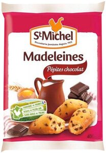 St Michel Madeleines Pépites de Chocolat 400g (lot de 3)