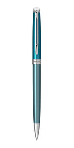 WATERMAN Hemisphere Stylo bille, Azur, recharge bleue pointe moyenne, Coffret cadeau