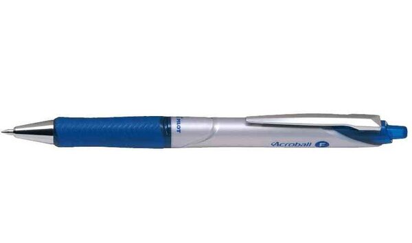 Stylo à bille ACROBALL METALLIC Pte Moyenne Bleu PILOT