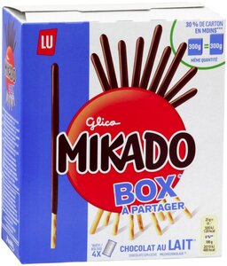 Mikado Box Chocolat Au Lait (lot de 3)