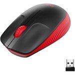 LOGITECH - Souris sans fil M190 Rouge