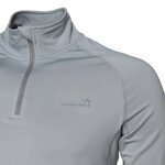 WANABEE Sous-vetement de randonnée 1/2 Zip Fit WarZip - Homme - Carbone