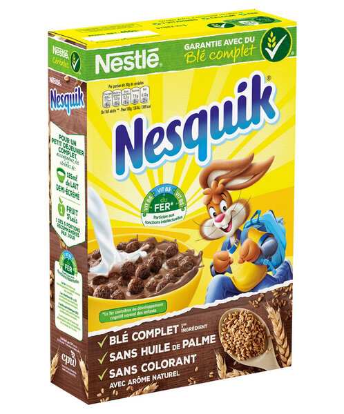 Nestlé Céréales Nesquik 450g (lot de 4)