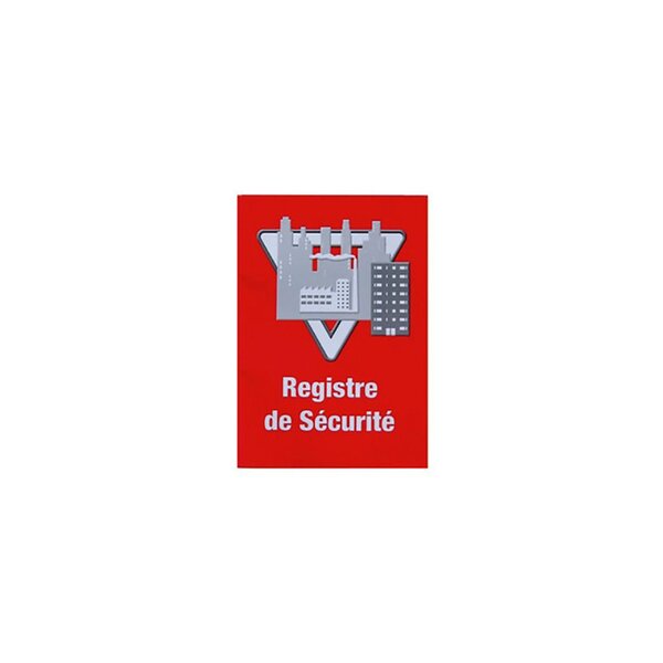 Registre de sécurité, A4 - Rouge