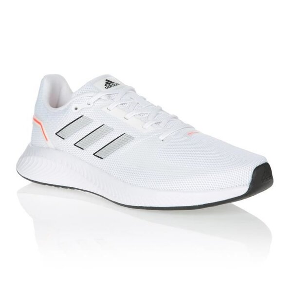 ADIDAS Baskets de Running RUNFALCON 2.0 Homme Blanc et Chromé