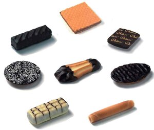 Boite de 110 Biscuits Mélange 8 Sortes 'Treasure by Delacre' HELLMA