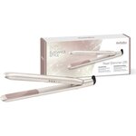 BaByliss 2515PE - Lisseur Pearl Shimer - Lisse et boucle - Plaques de 25 x 90 mm - 180 a 230°C - 3 positions - Affichage LED
