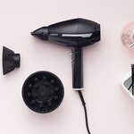 BABYLISS - 6730E - PREMIUM SECHE-CHEVEUX AC Compact Silver 2 concentrateurs + 1 diffuseur