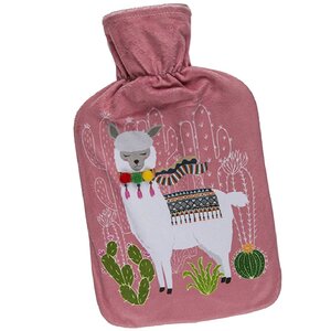 Bouillotte rose Lama