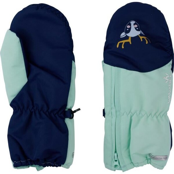 WANABEE Moufles de ski - Enfant - Vert menthe