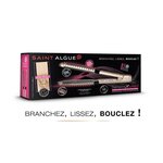 SAINT ALGUE Demeliss XCURLER 3965 - Lisseur boucleur professionnel - Dos chauffant - Céramique - 56 W - Doré