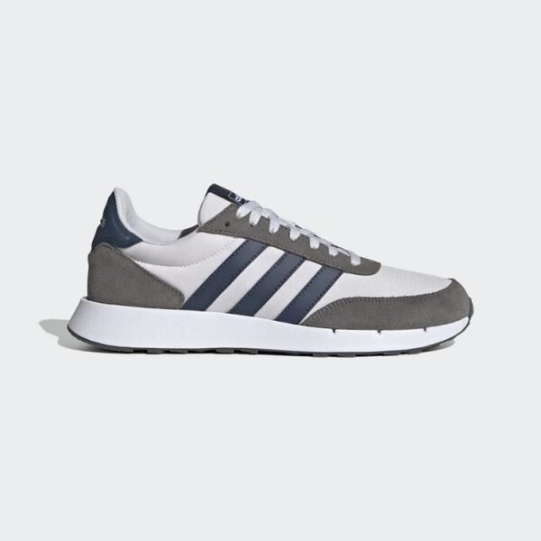 ADIDAS Baskets de Running RUN 60s 2.0 Homme Blanc, Gris et Bleu