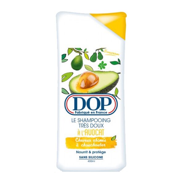 DOP Le Shampooing Très Doux à l’Avocat Sans Silicone 400ml (lot de 4)