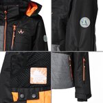WANABEE Veste de ski CYRO 200 JKT - Enfant - Noir