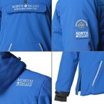 NORTHVALLEY Veste Pop Over en Softshell - Homme - Bleu