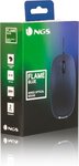 Souris filaire NGS Flame (Bleu)