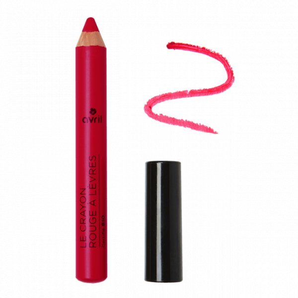 Avril - Crayon Rouge à Lèvres Certifié Bio - Griotte