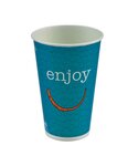 Gobelet carton impression ENJOY 25cl (colis de 2000 gobelets)