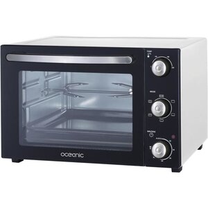 OCEANIC OCEAMF20S2 - Minifour électrique 20L silver - 1380W - Grill rotissoire - Convection naturelle