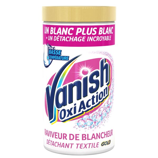 Détachant Textile Oxi Action Poudre Gold Blanc - 1,4 kg VANISH