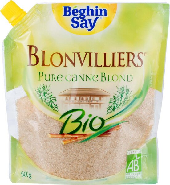 Beghin Say Sucre de canne blond bio