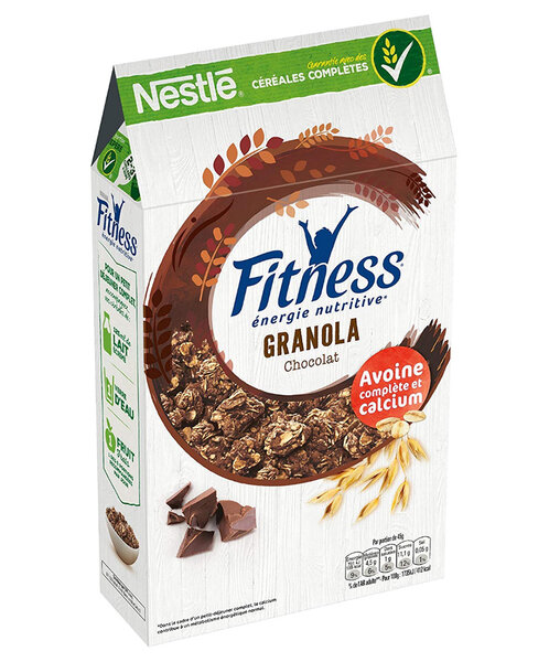 Nestlé Fitness Granola Chocolat 440g (lot de 4)
