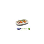 Assiette Biodégradable Ovale Pulpe de Cellulose 23x16 cm - SDG - Lot de 500 - Pulpe de cellulose