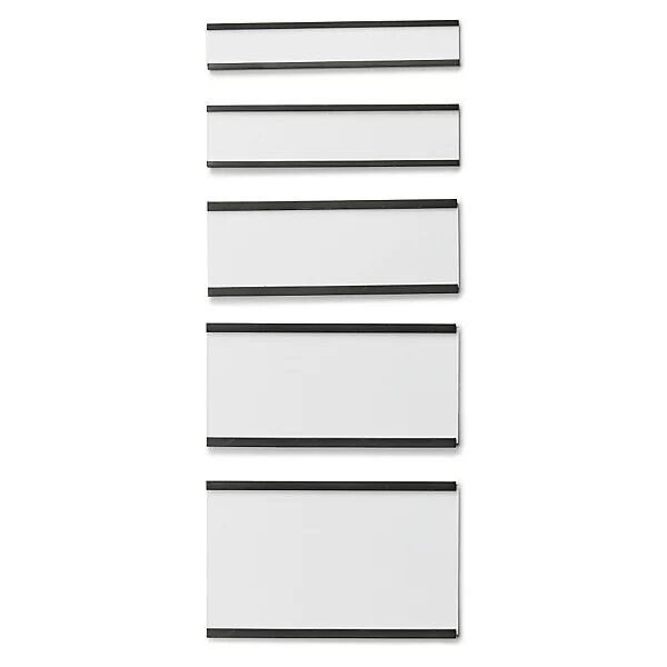 Porte-étiquette magnétique petite longueur 80x15 mm (colis de 100)
