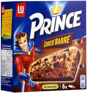 Prince Barre au Chocolat 125g (lot de 3)