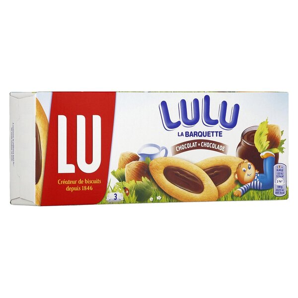 LU Lulu La Barquette Chocolat 120g (lot de 6)