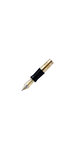 PARKER Duofold Centennial -  Section Plume Noire - Attributs Dorés  - Plume moyenne 18K