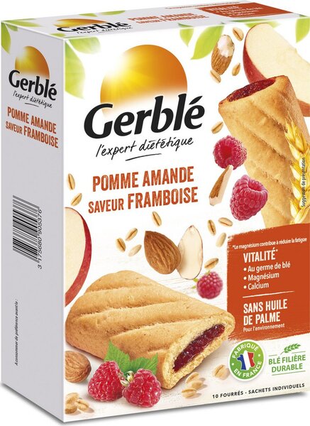 Gerble Biscuits fourrés à la pomme, framboise et l’amande