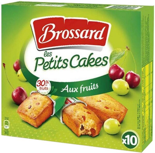 Brossard Petits Cakes Fruits 300g