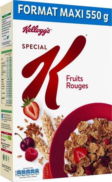 Kellogg's Spécial K Fruits Rouges 550g (lot de 3)