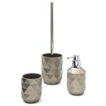 RIDDER Distributeur de savon Joyce Gris métallique 250 ml