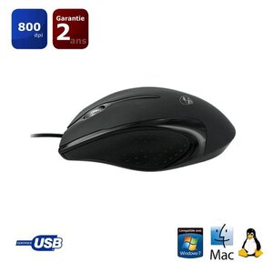 MOBILITY LAB Souris - Filaire - Noir