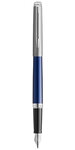 WATERMAN Hemisphere Essentiel Stylo plume, Bleu mat, plume fine, encre bleue, Coffret cadeau