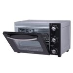 OCEANIC OCEAMF20S2 - Minifour électrique 20L silver - 1380W - Grill rotissoire - Convection naturelle