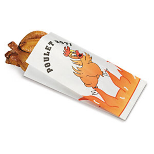 Sac poulet rôti imprimé