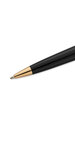 WATERMAN Expert Stylo bille,  Noir, recharge bleue pointe moyenne, Coffret cadeau