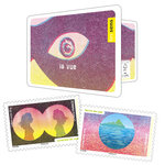 Carnet - La vue - 12 timbres autocollants