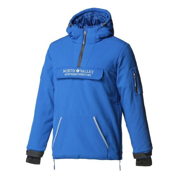 NORTHVALLEY Veste Pop Over en Softshell - Homme - Bleu