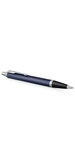 PARKER IM Stylo bille, bleu mat, recharge bleue pointe moyenne, Coffret cadeau