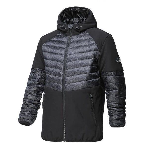 NORTHVALLEY Doudoune Fine Bi-Matiere Lenny - Homme - Noir