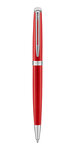 WATERMAN Hemisphere stylo bille, rouge comète, attributs palladium, recharge bleue pointe moyenne, écrin
