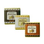 Tablette de chocolat belge, dans une boîte ronde HELLMA