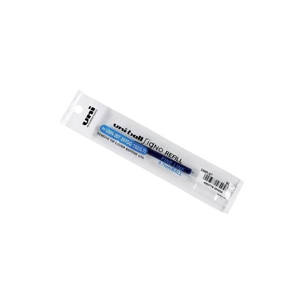 uni-ball Recharge pour stylo roller SIGNO (UMR-87), bleu