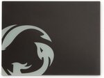 Tapis de souris Gamer Nedis Verre Flotté Super Lisse - L (Noir)
