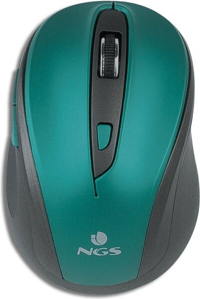 Souris sans fil NGS Evo Mute (Noir/Vert)
