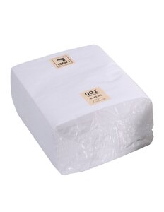 Serviette en ouate blanche 2 plis 2 PLIS 40 X 40cm (colis 2000 serviettes)